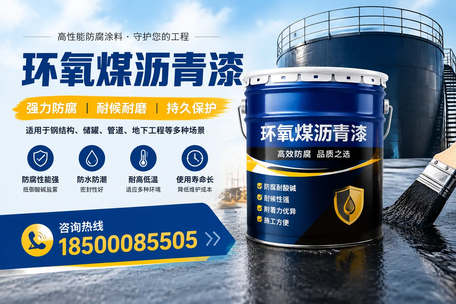 环氧煤沥青漆在工业中的应用，镇江企业的选择